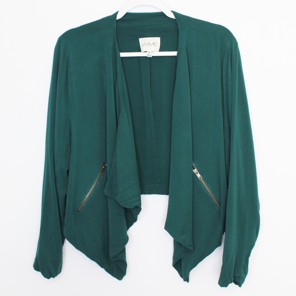 JAIME Jackets & Blazers - 🎉 JAIME | Teal Waterfall Jacket Size 2X